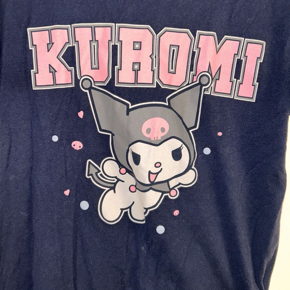 Sanrio Kuromi Graphic T Shirt Women’s Small Navy Cute Anime Tee - Picture 3 of 5